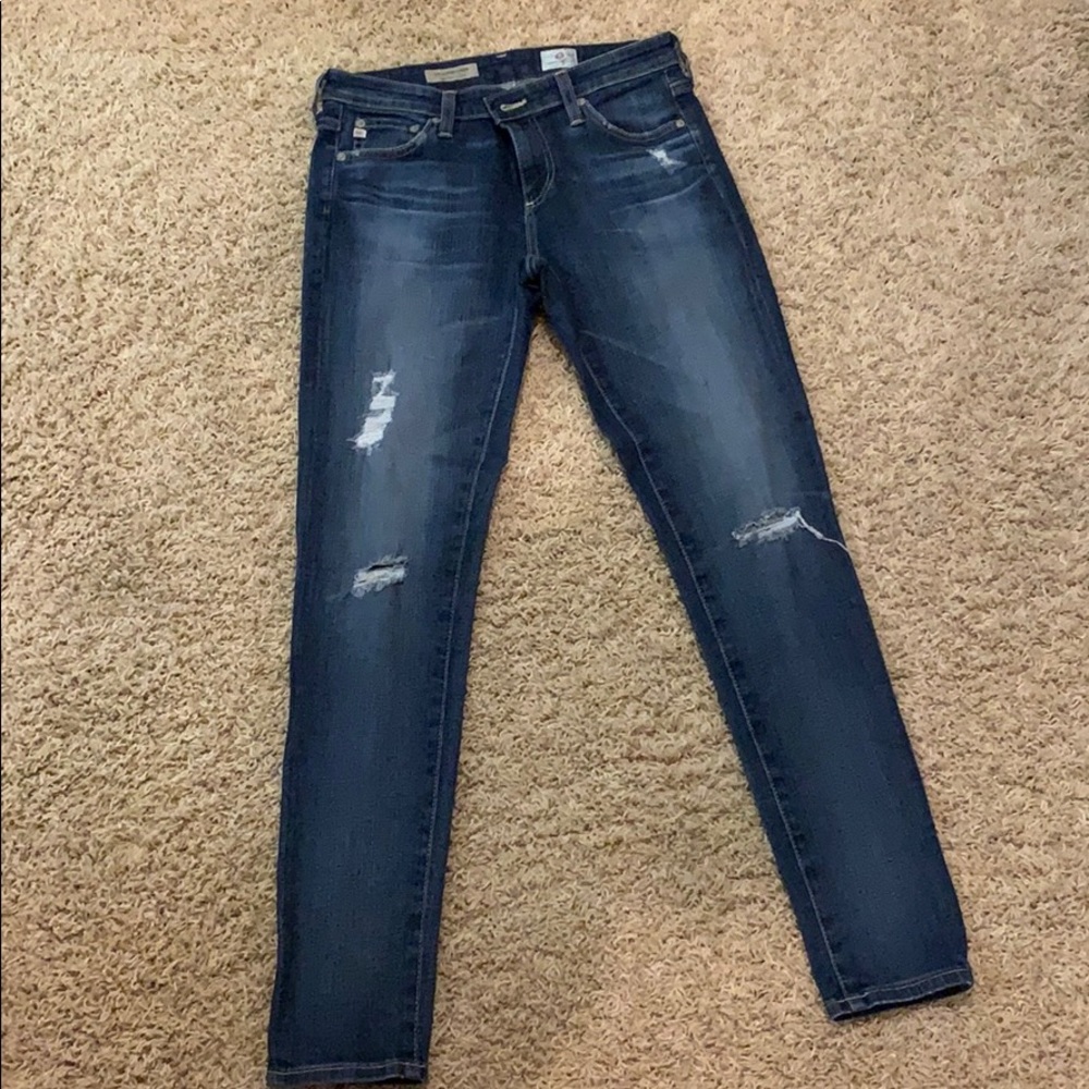 Women’s Ag skinny ankle denim - size 27R